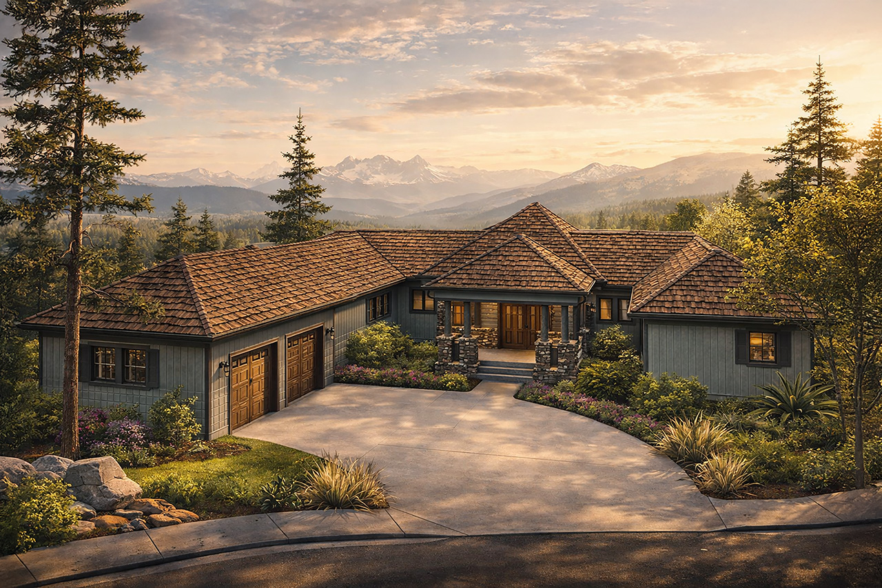 Associated Designs | Contemporary Ranch Treyburn Redefines Open Living with a Striking Central Great Room